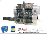 5-25L Jerry Can Filling Machine, Mesin Pengisian Berat Bersih Untuk Minyak Pelumas 1200 B / H