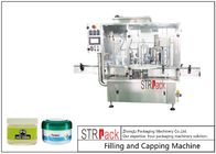 10g-100g Lotion Cream Jar Filling Dan Capping Machine Untuk Industri Kosmetik