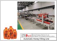 Kontrol PLC Honey Jar Filling Line Jalur Pengisian Cairan Otomatis Standar GMP