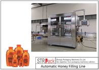 Kontrol PLC Honey Jar Filling Line Jalur Pengisian Cairan Otomatis Standar GMP